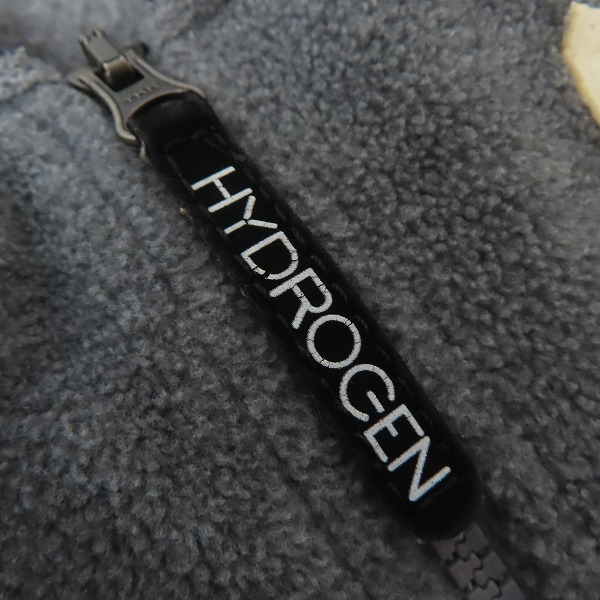 実際に弊社で買取させて頂いたHYDROGEN/ハイドロゲン BRONZAJI ブロンザージ エンブレム ワッペン ジップアップ フリースブルゾン/Mの画像 4枚目