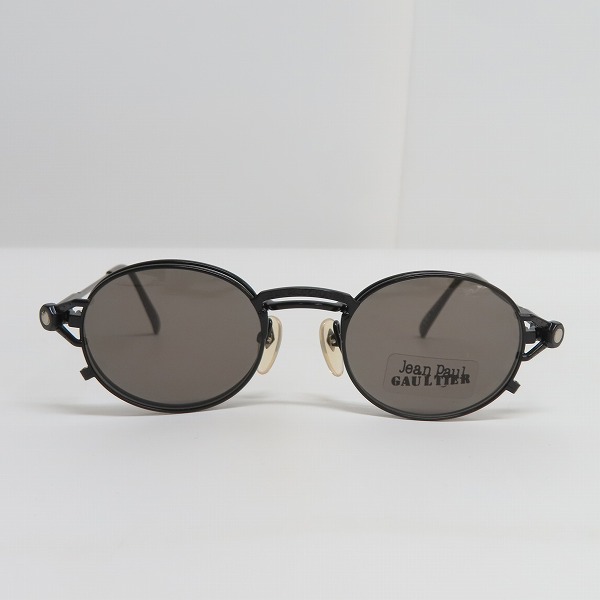 実際に弊社で買取させて頂いた JEAN PAUL GAULTIER/ジャンポールゴルチエ ヴィンテージ クリップオン サングラス 56-7110の画像 1枚目