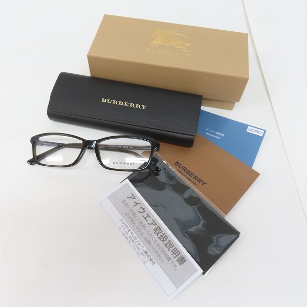 実際に弊社で買取させて頂いたBURBERRY/バーバリー メガネフレーム 2217D 3010の画像 9枚目