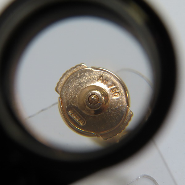 実際に弊社で買取させて頂いたCartier/カルティエ K18/AU750 ミニラブピアスの画像 6枚目