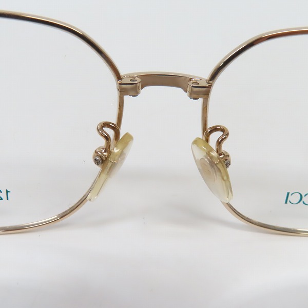 実際に弊社で買取させて頂いたGUCCI/グッチ ビンテージ 眼鏡/メガネフレーム 12KGF 12金張り GG‐3303の画像 4枚目