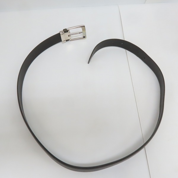 実際に弊社で買取させて頂いたBVLGARI/ブルガリ WIEMER ロゴバックル レザー ベルトの画像 6枚目