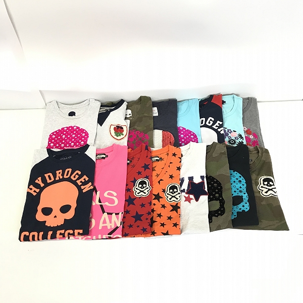 実際に弊社で買取させて頂いた【おまとめ品】HYDROGEN/ハイドロゲン レディース Tシャツ