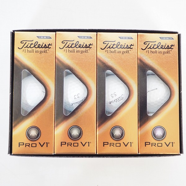 実際に弊社で買取させて頂いた【未使用】Titleist/タイトリスト PRO V1x ゴルフボール ホワイト 1ダース