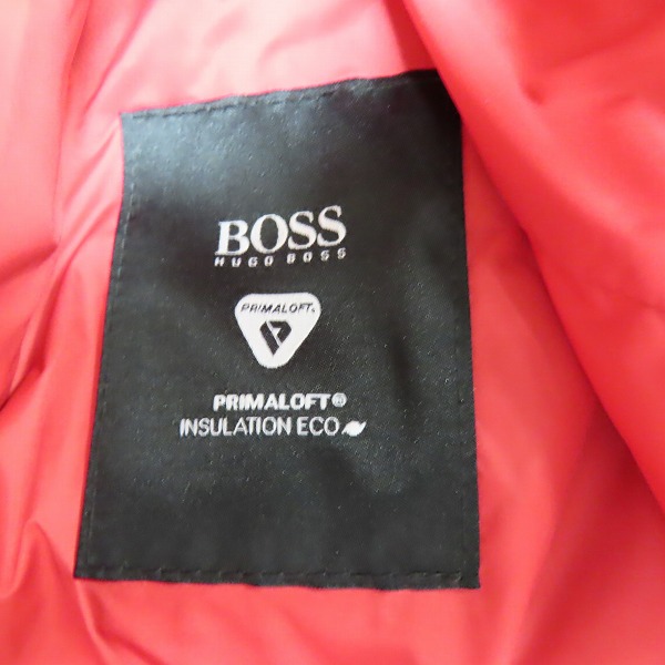 実際に弊社で買取させて頂いたHUGO BOSS/ヒューゴボス ボンバージャケット MA-1 ブラック/46Aの画像 5枚目