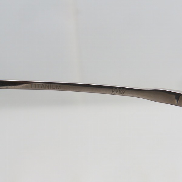 実際に弊社で買取させて頂いた999.9/フォーナインズ コンビネーション 眼鏡/メガネフレーム/アイウェア M-16 9702の画像 7枚目