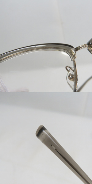 実際に弊社で買取させて頂いた999.9/フォーナインズ コンビネーション 眼鏡/メガネフレーム/アイウェア M-16 9702の画像 8枚目