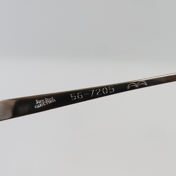 実際に弊社で買取させて頂いた JEAN PAUL GAULTIER/ジャンポールゴルチエ ヴィンテージ サングラス クリップオン レンズブルー 56-7205の画像 5枚目