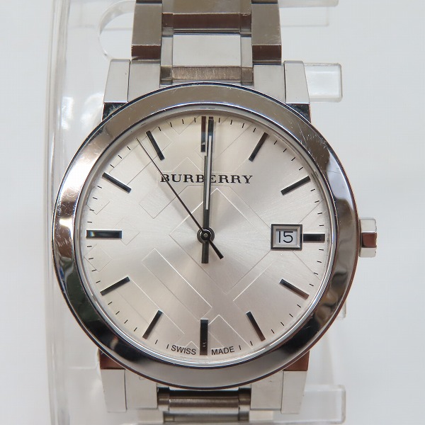 実際に弊社で買取させて頂いたBURBERRY/バーバリー ラウンド 腕時計/ウォッチ BU9000【動作未確認】