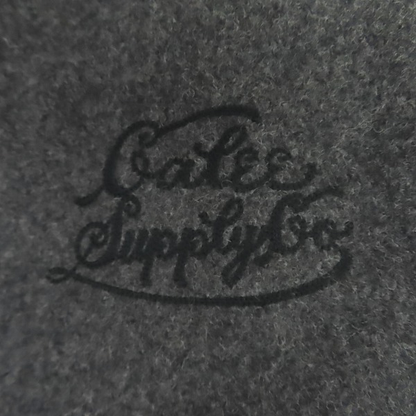 実際に弊社で買取させて頂いたCALEE SUPPLY Co./キャリーサプライ ウール 牛革/レザー 袖切り替え スタジャン Mの画像 5枚目