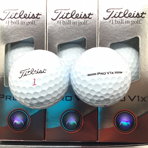 実際に弊社で買取させて頂いた(2)【未使用】Titleist/タイトリスト PRO V1x ゴルフボール ホワイト 1ダースの画像 1枚目