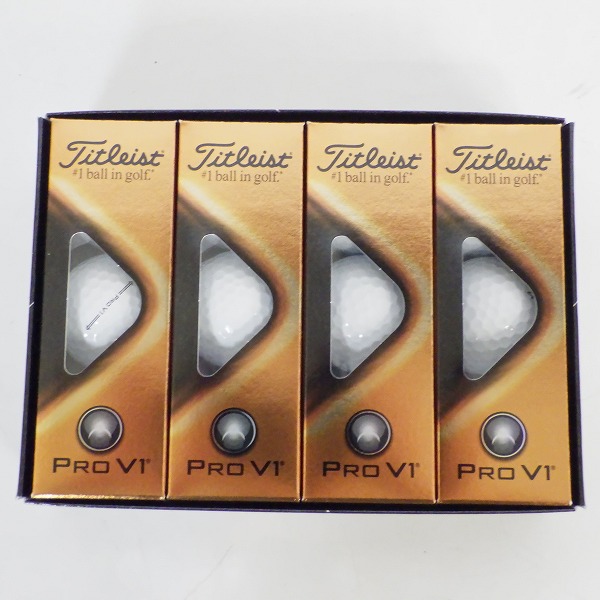 実際に弊社で買取させて頂いた【未使用】Titleist/タイトリスト PRO V1 ゴルフボール ホワイト 1ダース