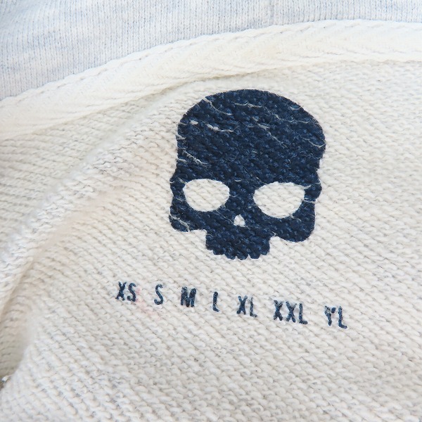 実際に弊社で買取させて頂いたHYDROGEN/ハイドロゲン ピンクスカル プルオーバーパーカーの画像 2枚目