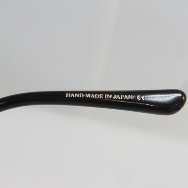 実際に弊社で買取させて頂いたOLIVER GOLDSMITH/オリバーゴールドスミス RIPON Nero 度入り眼鏡/メガネフレームの画像 7枚目