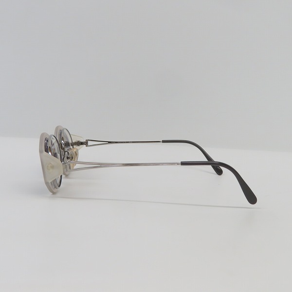 実際に弊社で買取させて頂いた JEAN PAUL GAULTIER/ジャンポールゴルチエ ヴィンテージ シルバーフレーム サングラス クリップオン 56-7202の画像 3枚目