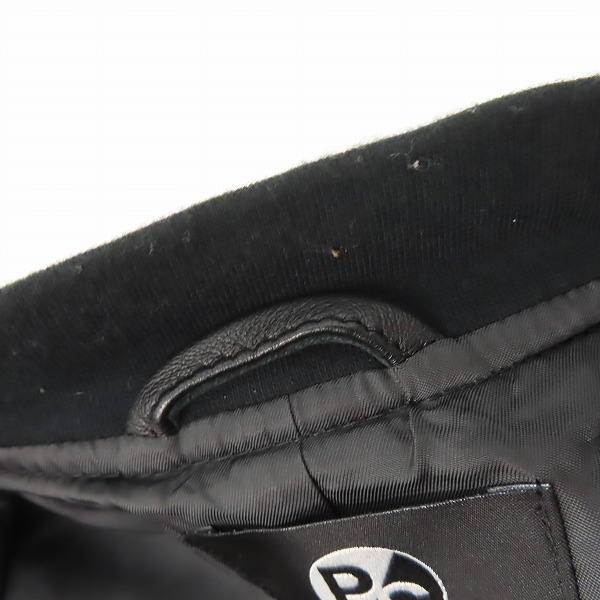 実際に弊社で買取させて頂いたPS Paul Smith/ポールスミス ラム レザー ライダースジャケット/46Lの画像 5枚目