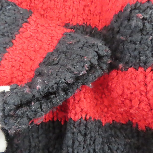 実際に弊社で買取させて頂いたNUMBER(N)INE/ナンバーナイン 03AW カート期 グランジボーダーウールニット 03-NI056/2の画像 5枚目