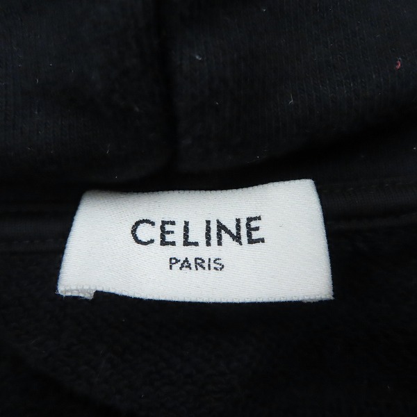実際に弊社で買取させて頂いた【JPタグ】CELINE/セリーヌ 21SS クラシックロゴルーズプルオーバーパーカー  2Y321670Q/XXLの画像 2枚目