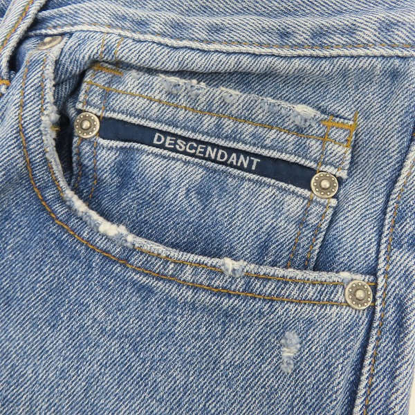 実際に弊社で買取させて頂いたDESCENDANT/ディセンダント 1986 STRAIGHT JEANS ストレート デニムパンツ/ジーンズ 211WVDS-PTM07 3の画像 7枚目