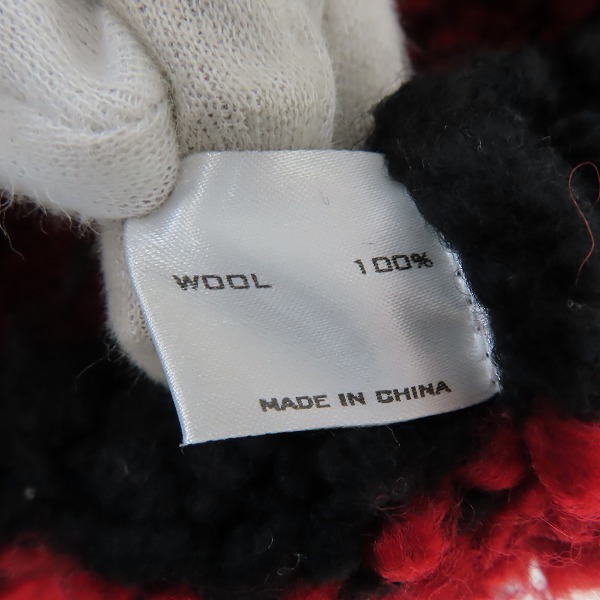 実際に弊社で買取させて頂いたNUMBER(N)INE/ナンバーナイン 03AW カート期 グランジボーダーウールニット 03-NI056/2の画像 4枚目