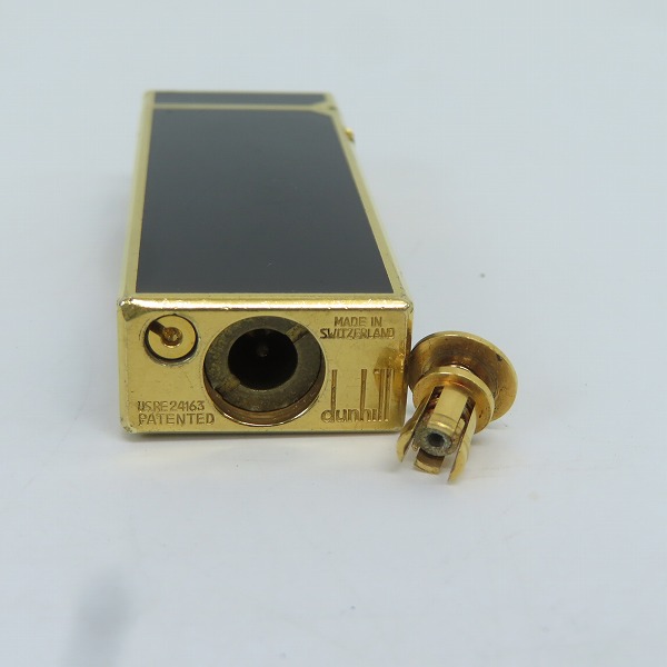 実際に弊社で買取させて頂いたdunhill/ダンヒル サイドローラー ガスライター ブラック/ゴールドの画像 3枚目