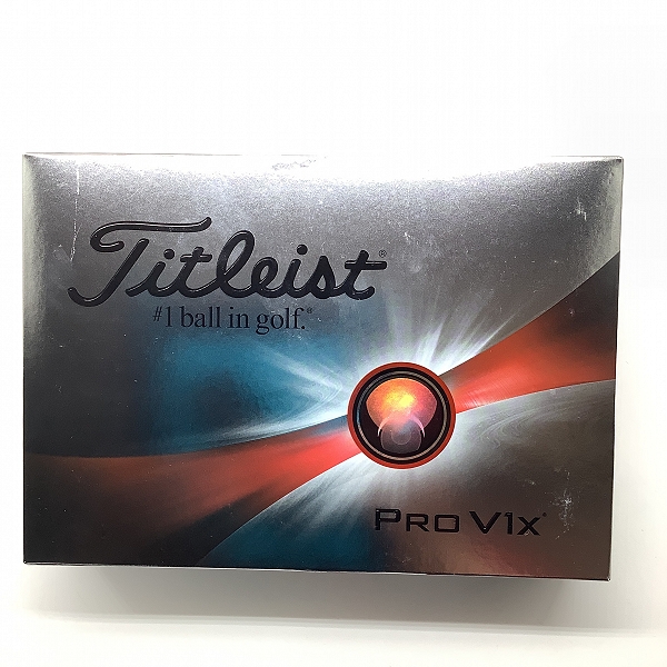 実際に弊社で買取させて頂いた(1)【未使用】Titleist/タイトリスト PRO V1x ゴルフボール ホワイト 1ダースの画像 2枚目