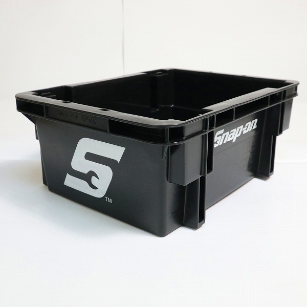 実際に弊社で買取させて頂いた(2) Snap-on/スナップオン スタッキングボックス コンテナボックス 工具箱 ブラックの画像 1枚目