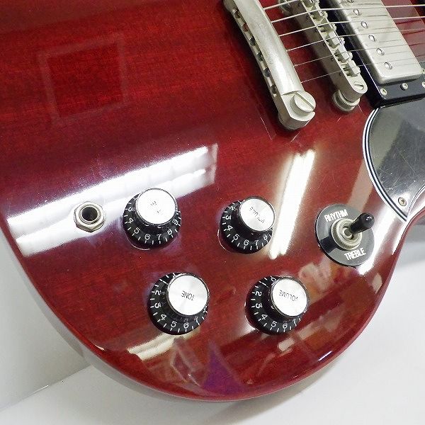 実際に弊社で買取させて頂いた★Epiphone/エピフォン G-400 PRO SG スタンダード コイルタップ搭載エレキギター ソフトケース付の画像 6枚目