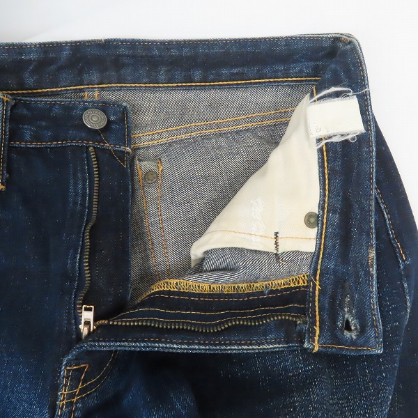 実際に弊社で買取させて頂いたTHE FLAT HEAD/フラットヘッド TIGHT FIT TAPERED STRAIGHT デニムパンツ/ジーンズ MK-DP002/31の画像 4枚目