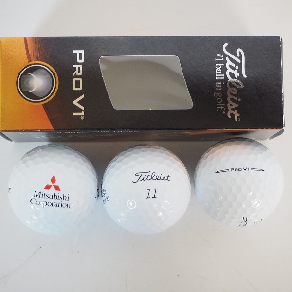 実際に弊社で買取させて頂いた【未使用/オウンネーム含む】Titleist/タイトリスト PRO V1 ゴルフボール ホワイト 2スリーブの画像 1枚目