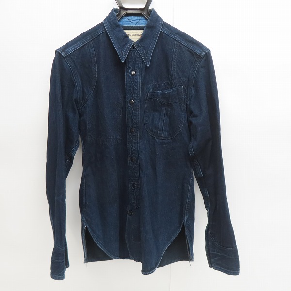 実際に弊社で買取させて頂いたSUGAR CANE×Mister Freedom/シュガーケン×ミスターフリーダム CPOシャツ デニムシャツ SC12113/M