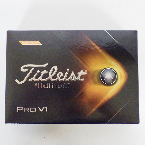 実際に弊社で買取させて頂いた【未使用】Titleist/タイトリスト PRO V1 ゴルフボール ホワイト 1ダース の画像 2枚目