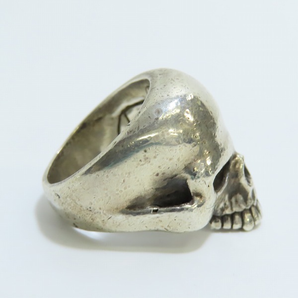 実際に弊社で買取させて頂いたCRAZY PIG/クレイジーピッグ ラージエビルスカルリング 22-23.5号 の画像 3枚目