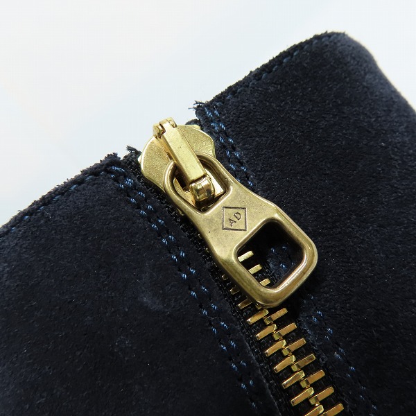 実際に弊社で買取させて頂いたdunhill/ダンヒル デューク スウェードレザー サイドジップヒールブーツ DU19R1507G7/40の画像 6枚目