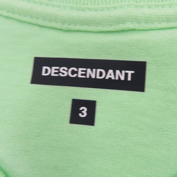 実際に弊社で買取させて頂いたDESCENDANT/ディセンダント CETUS SS TEE ロゴプリント 半袖Tシャツ 211ATDS-STM04S/3の画像 2枚目