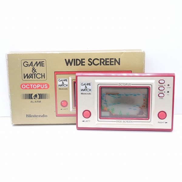 実際に弊社で買取させて頂いたNintendo/任天堂 GAME&WATCH/ゲームウォッチ OCTOPUS/オクトパス OC-22【簡易動作確認済】