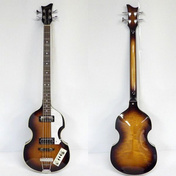 実際に弊社で買取させて頂いた★Greco/グレコ VB-80 S バイオリンベースType 4弦エレキベース 1993年製 ハードケース付 の画像 2枚目