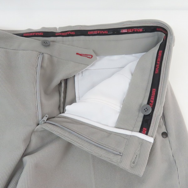 実際に弊社で買取させて頂いたBRIEFING GOLF/ブリーフィング ゴルフウェア ストレッチ コーデュロイ パンツ BRG213M59/Mの画像 4枚目