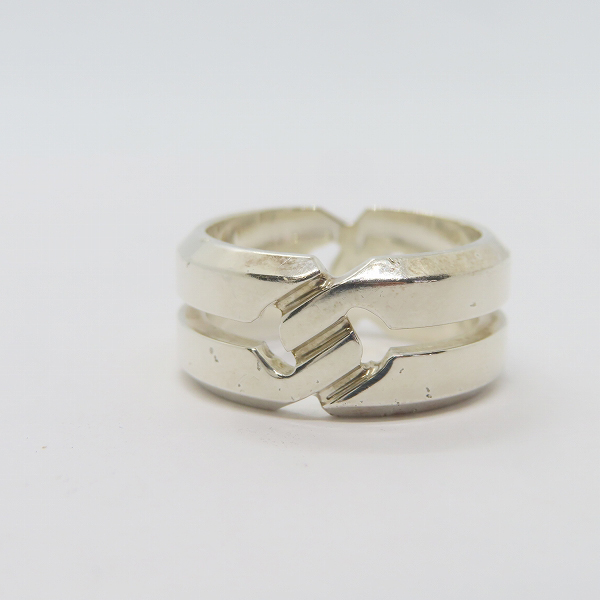 実際に弊社で買取させて頂いたGUCCI/グッチ ノット リング/指輪 17.5-18.5号の画像 3枚目