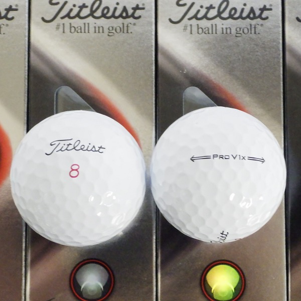 実際に弊社で買取させて頂いた【未使用】Titleist/タイトリスト PRO V1x ゴルフボール ホワイト 1ダース の画像 1枚目