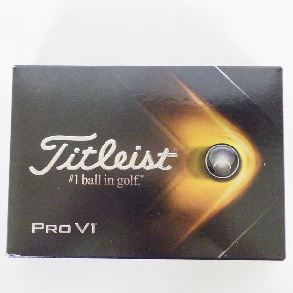 実際に弊社で買取させて頂いた【未使用】Titleist/タイトリスト PRO V1 ゴルフボール ホワイト 1ダースの画像 2枚目