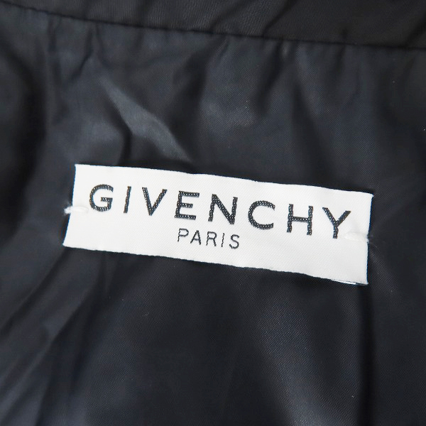実際に弊社で買取させて頂いた【JPタグ】GIVENCHY/ジバンシイ STUDIO HOMME コーチジャケット BM00C712MB/46の画像 2枚目