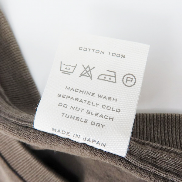 実際に弊社で買取させて頂いたNUMBER (N)INE/ナンバーナイン 初期/01SS TIME/タイム期 CIGARETTES 穴あき加工  ロゴ プリントTシャツ/2の画像 3枚目