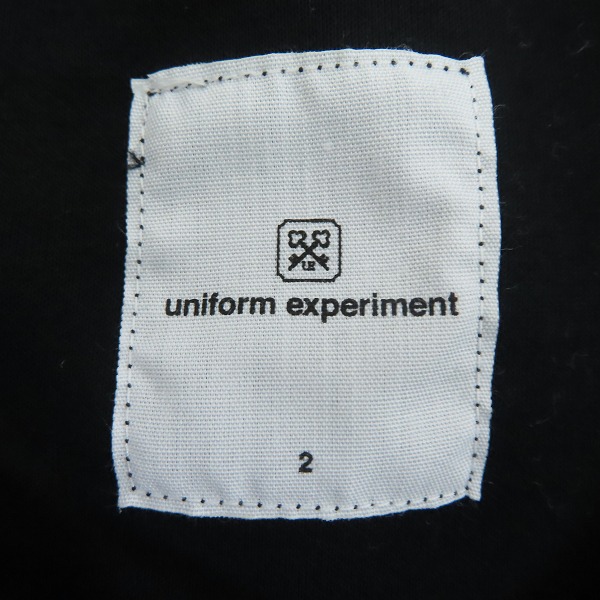 実際に弊社で買取させて頂いたuniform experiment/ユニフォームエクスペリメント SLEEVE PANELED クルーネックスウェット UE-222031/2の画像 2枚目