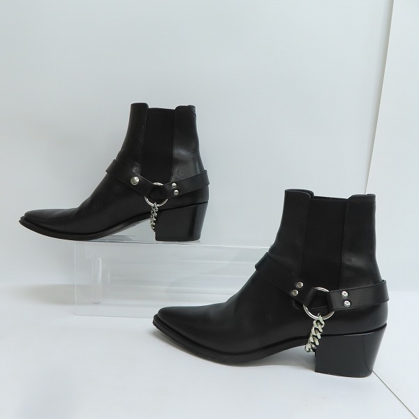 実際に弊社で買取させて頂いたCELINE/セリーヌ バイカーチェルシーブーツ/41の画像 3枚目