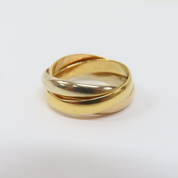 実際に弊社で買取させて頂いたCartier/カルティエ トリニティ リング/指輪 750/K18PG/YG/WG 52/12号の画像 3枚目