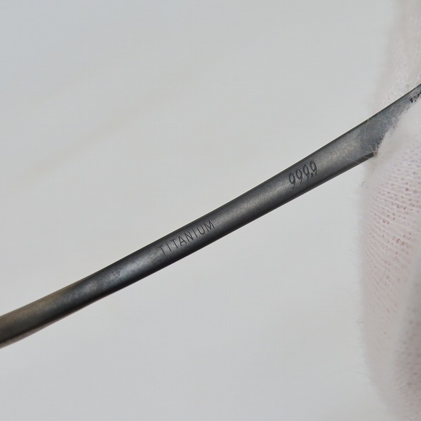 実際に弊社で買取させて頂いた999.9/フォーナインズ アイウェア/メガネフレーム S-307Tの画像 6枚目