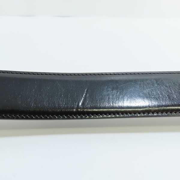 実際に弊社で買取させて頂いたCartier/カルティエ ダブルC ロゴ バックル レザー ベルトの画像 5枚目