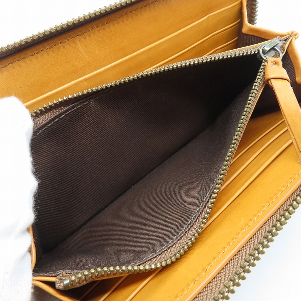 実際に弊社で買取させて頂いたMIHARA YASUHIRO/ミハラヤスヒロ 炙り出し 本革 レザー 長財布/ロングウォレット の画像 4枚目