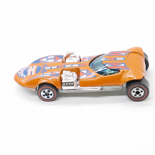 実際に弊社で買取させて頂いたMATTEL マテルのミニカ ホットウィール 34 ツインミル ミニカー 香港製 赤箱の画像 2枚目